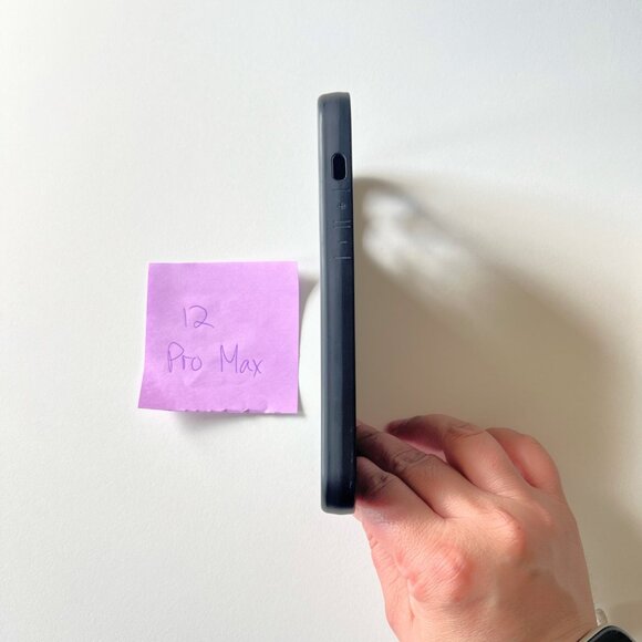 iPhone 12 Pro Max Case Time is Money Black Utility Thick Shockproof Silicone - Picture 7 of 7